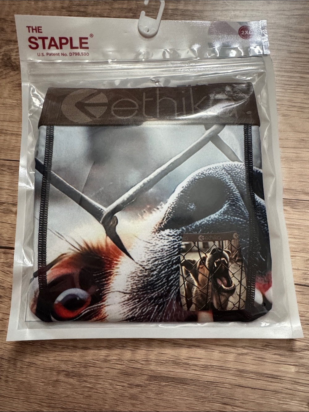 ethika Men's Graphic Boxer Briefs - Brown, Black & Multi Size 2XL